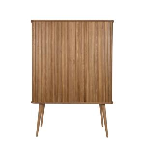 Buffet 2 portes 100x45x140 cm décor naturel - BARBIER