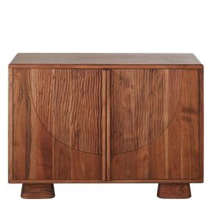 Buffet 2 portes à motifs gravés L110