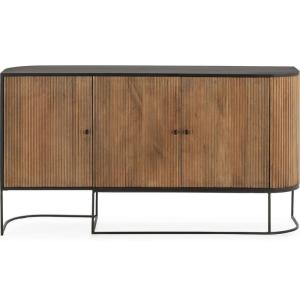 Buffet 3 portes en bois de manguier 165 cm