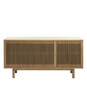 Buffet 3 portes en bois L143cm - Bois clair