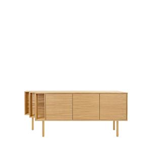 Buffet 3 portes en bois L189cm - Bois clair