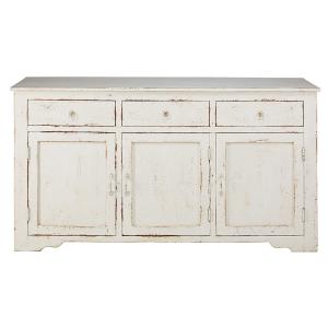 Buffet 3 portes en manguier blanchi L161