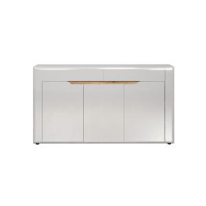 Buffet 3 portes et 2 tiroirs L150 cm - Blanc