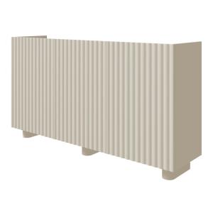 Buffet 3 portes, grège, 144 cm