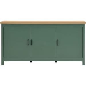 Buffet 3 portes vert 160 cm