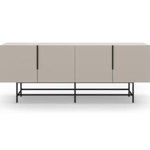 Buffet 4 portes beige 200 cm