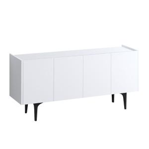 Buffet 4 portes blanc - L150 cm