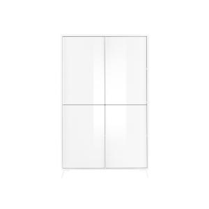 Buffet 4 portes  - H174 cm - Blanc