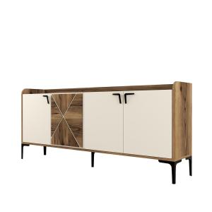Buffet 4 portes - L180 cm - Beige