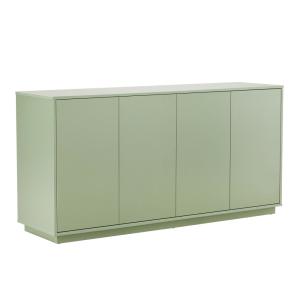 Buffet 4 portes moderne rectangulaire L160 cm vert