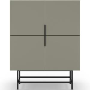 Buffet 4 portes vert 100 cm