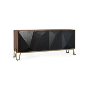 Buffet à quatre portes en bois de manguier 180 cm