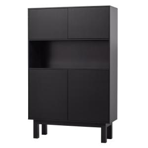 Buffet/Armoire  - Bois - Noir - 170x110x40 - WOOOD - Finca