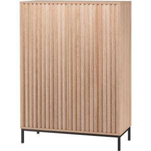 Buffet avec 2 portes effet bois
