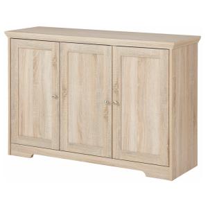 Buffet avec 3 portes effet chêne