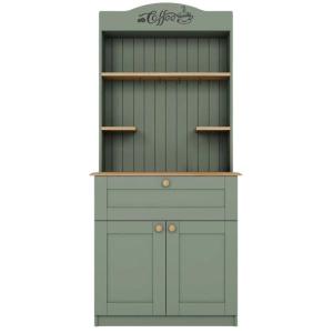 Buffet bar à café en aggloméré lucas vert