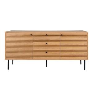 Buffet bas 150x74cm en bois YORK naturel 40x150x74cm