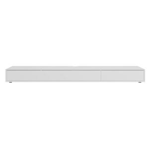 Buffet bas 2 abattants L240 cm - Blanc