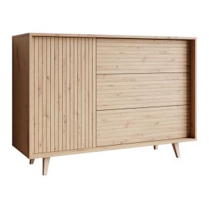 Buffet bas scandinave 120 cm bois