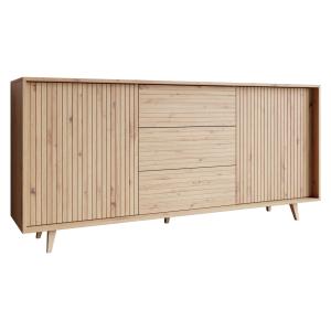 Buffet bas scandinave 180 cm bois