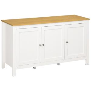 Buffet bas style classique chic - 3 portes - blanc aspect b…