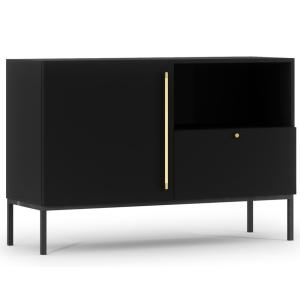 Buffet bas style contemporain L120cm noir