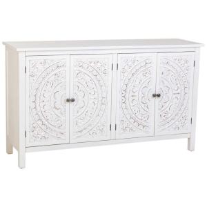 Buffet blanc 120x40x74h cm