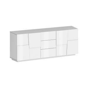 Buffet Bois Blanc Nobilité 220x44x86h cm