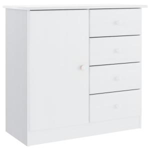 Buffet bois massif de pin blanc 77x35x73 cm