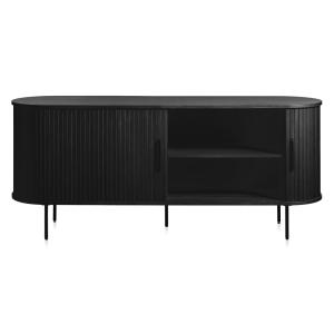 Buffet bois noir 180x45cm