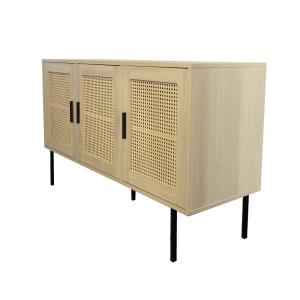 Buffet cannage - buffet de rangement - salon - 2 niveaux -…