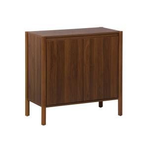 Buffet décor bois 2 portes noyer