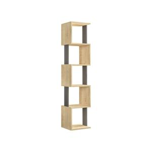 Buffet effet bois 120,8x50h90,7 cm Blanc brillant