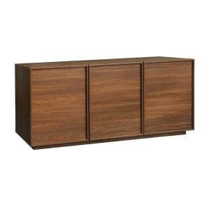Buffet effet bois 3 portes noyer