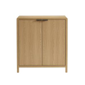 Buffet  effet chêne 2 portes 75cm