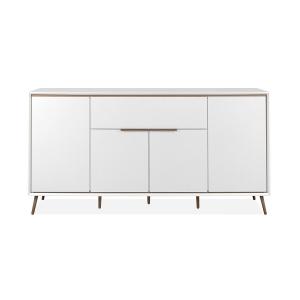 Buffet en bois 4 portes et 1 tiroir L175 cm