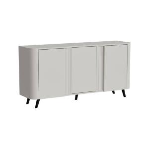 Buffet en bois beige 151x42x70 cm