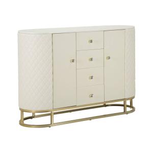 Buffet en bois blanc 120x40x85h cm