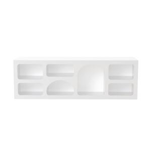 Buffet en bois blanc 160 x 40 x 51 cm