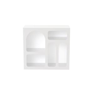 Buffet en bois blanc 80 x 37 x 74 cm