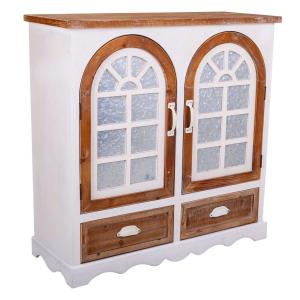 Buffet en bois blanc 90x35x90h