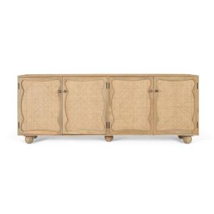 Buffet en bois de manguier avec 4 portes et design artisanal