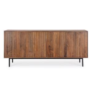 Buffet en bois de manguier avec 4 portes L170