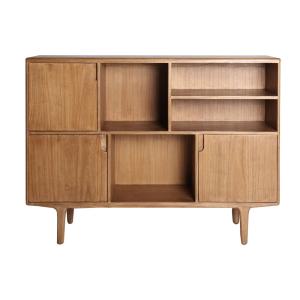 Buffet en bois de mindi marron  150x37x110 cm