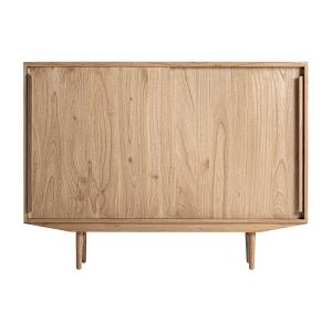 Buffet en bois de mindi marron 150x37x111 cm