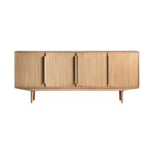 Buffet en bois de mindi marron 200x40x82 cm