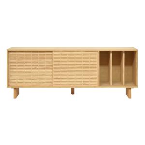 Buffet en bois de pin massif naturel 170 cm Verni