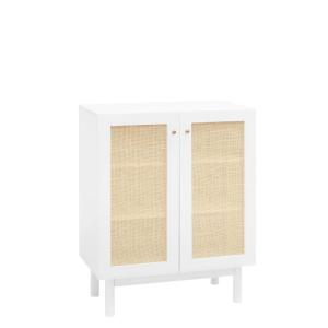 Buffet en bois de sapin blanc 80x100cm
