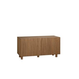 Buffet en bois de sapin et pin en ton vieilli 152x42cm