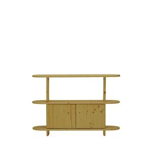 Buffet en bois de sapin naturel, 120 cm
